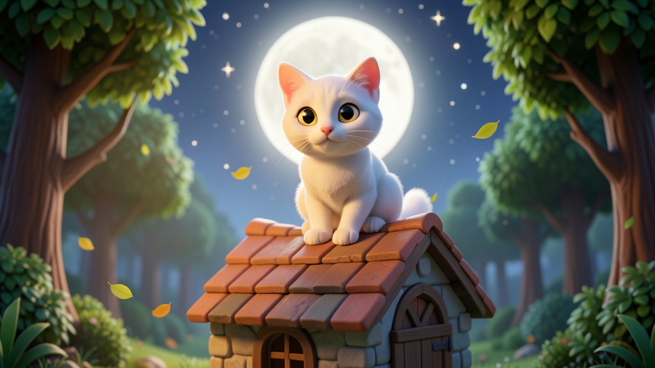 Historinha para dormir infantil: O Gato que Não Sabia Cantar