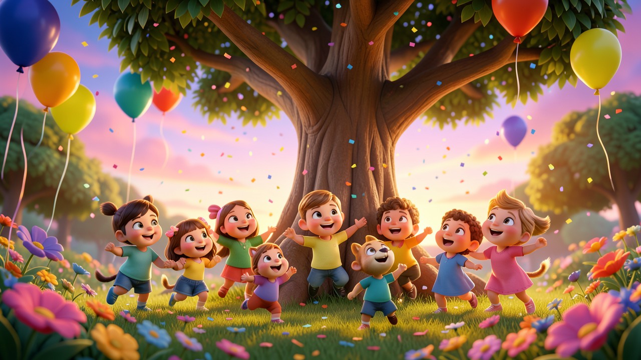 Cuento de Pentecostés para niños: La fiesta de los colores
