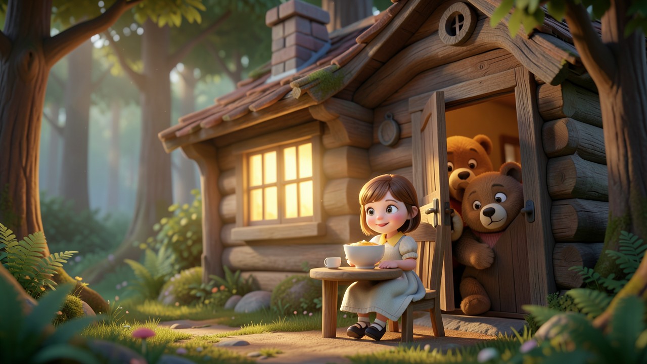 Goldilocks and the Three Bears Story Images: A Gentle Forest Adventure
