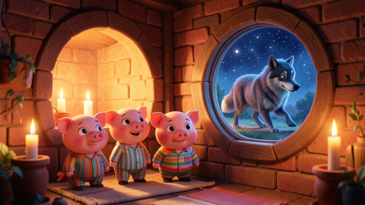 Les trois petits cochons histoire courte pour dormir