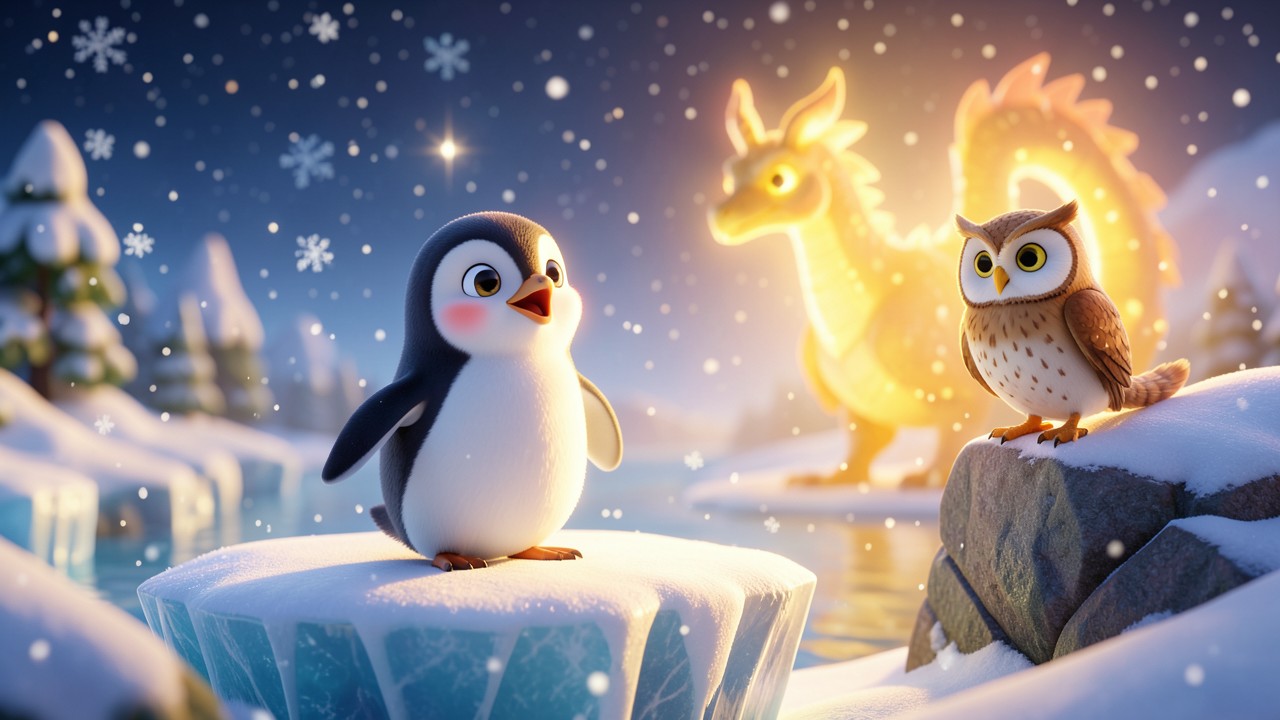 Histórias para dormir engraçadas: O Pinguim que Sonhava com Canções de Fogo