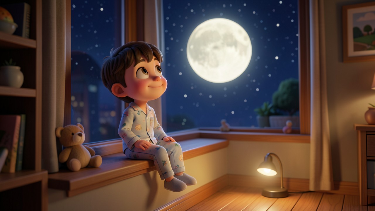 Kinder Einschlafgeschichten: Der Mond, der vergessen hatte zu schlafen