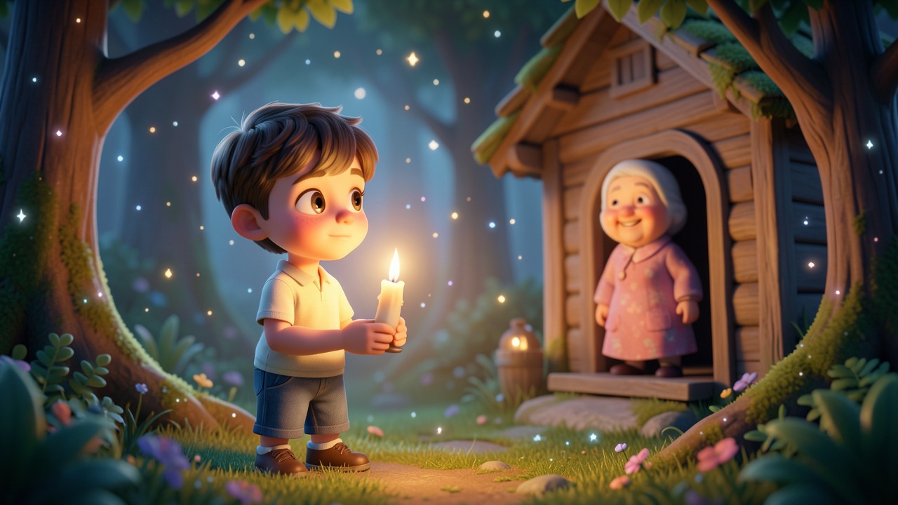 Storia per bambini: La candela magica di Zia Lina