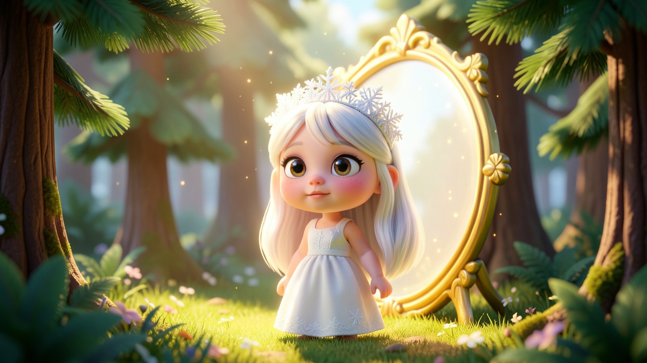 Cuento de Blancanieves corto: La princesa y el espejo mágico