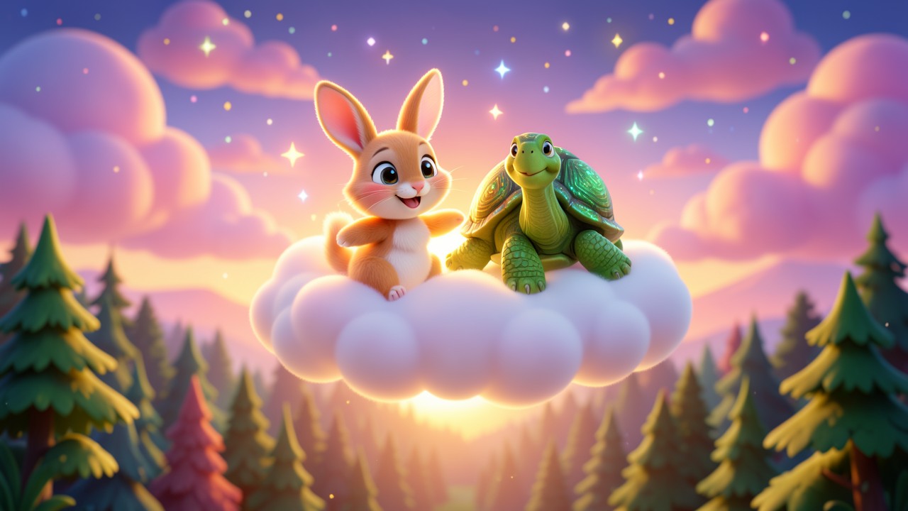 Mini Cuentos Infantiles: La Tortuga Mágica de las Nubes