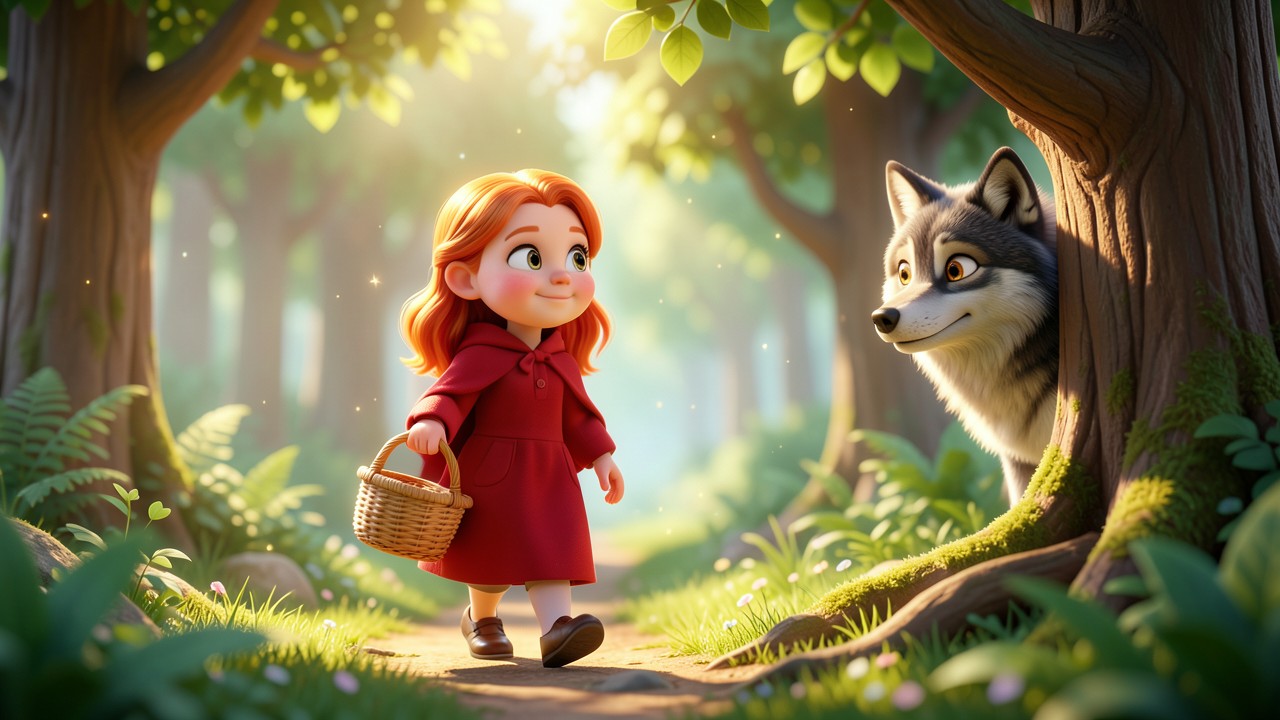 Caperucita Roja Cuento Corto para Niños