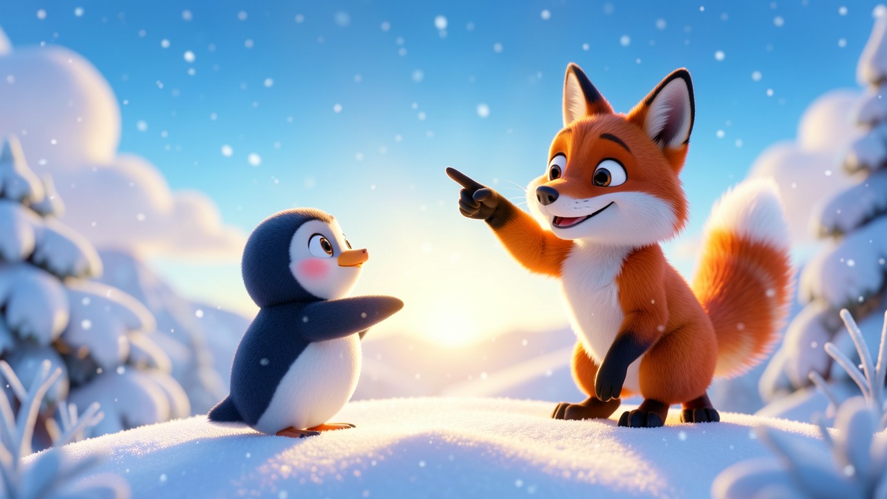 História Curta para Crianças: O Pinguim Perdido