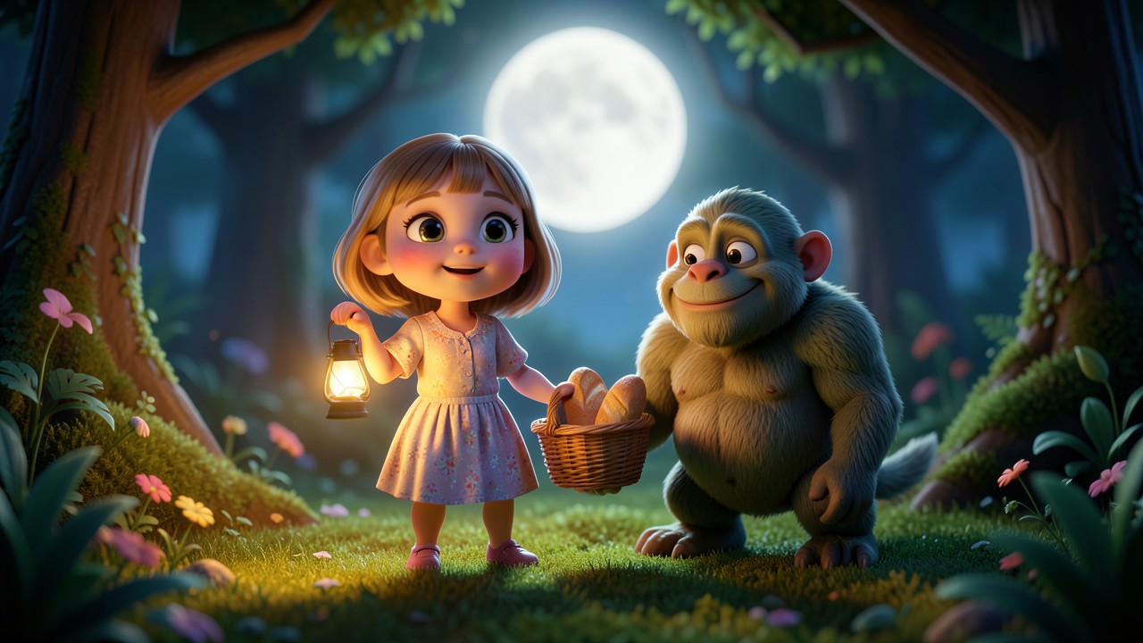 Fairy Tales French: The Moonlit Breadwinner