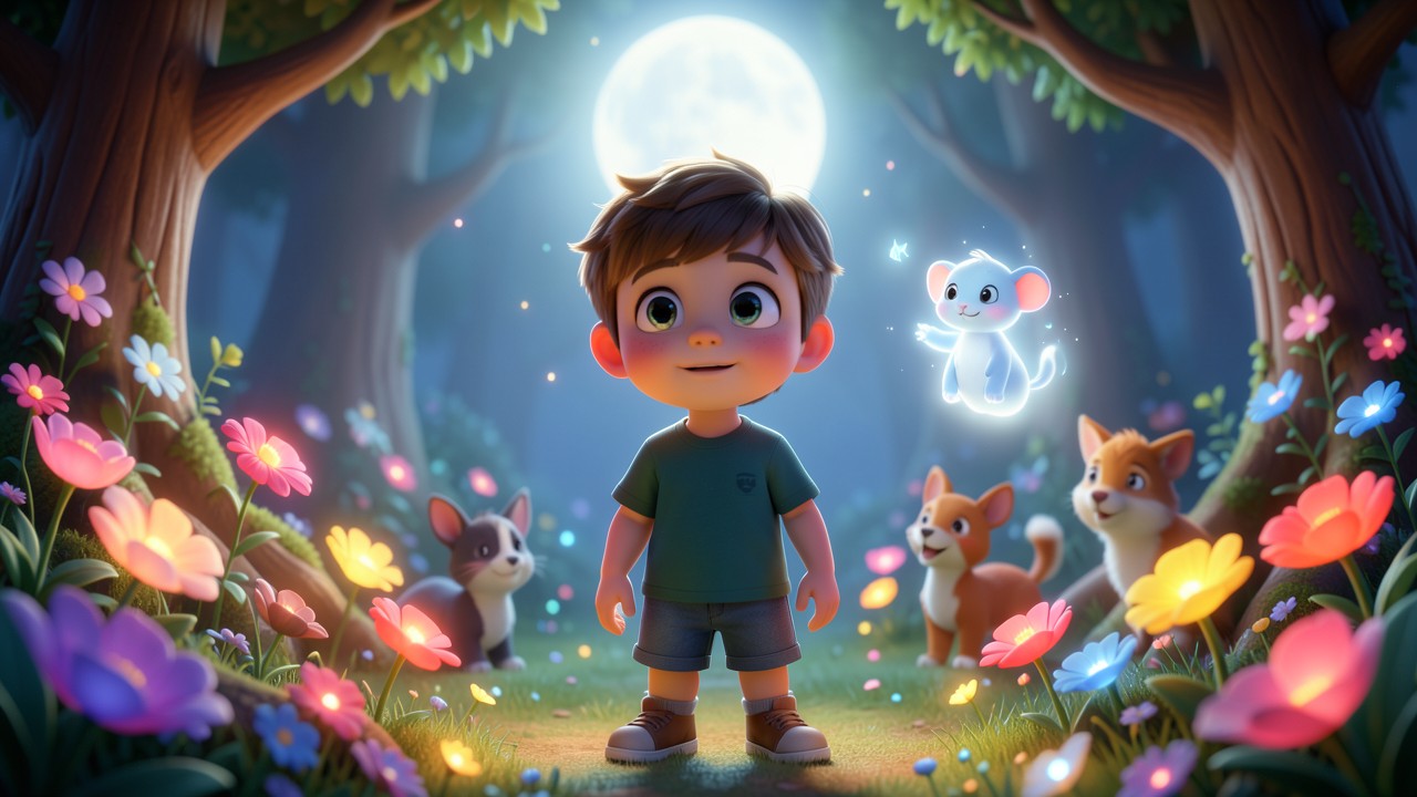 Racconti brevi da scaricare per bambini: La fiaba del Lume di Luna