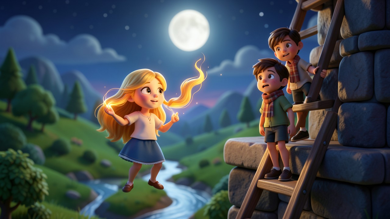 Rapunzel die Geschichte: Ein Haar voller Licht