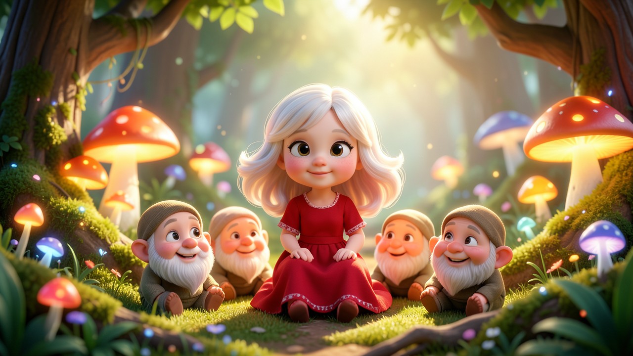 El cuento de Blancanieves y los siete enanitos: Una historia de amistad y magia