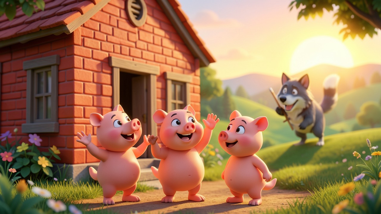The Three Little Pigs Story: A Tale of Bricks and Brains