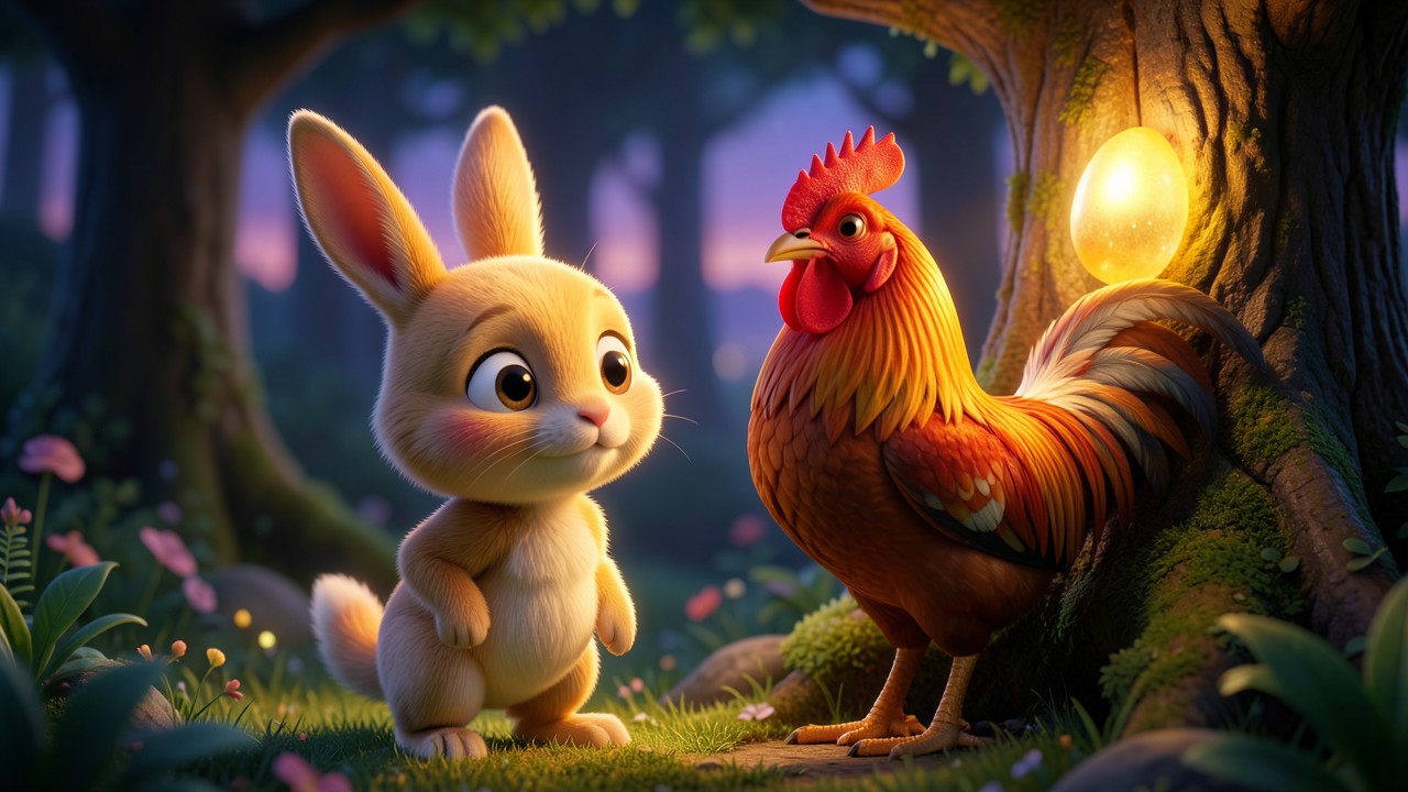 Fedro Favole: La Lepre e il Gallo Piovan