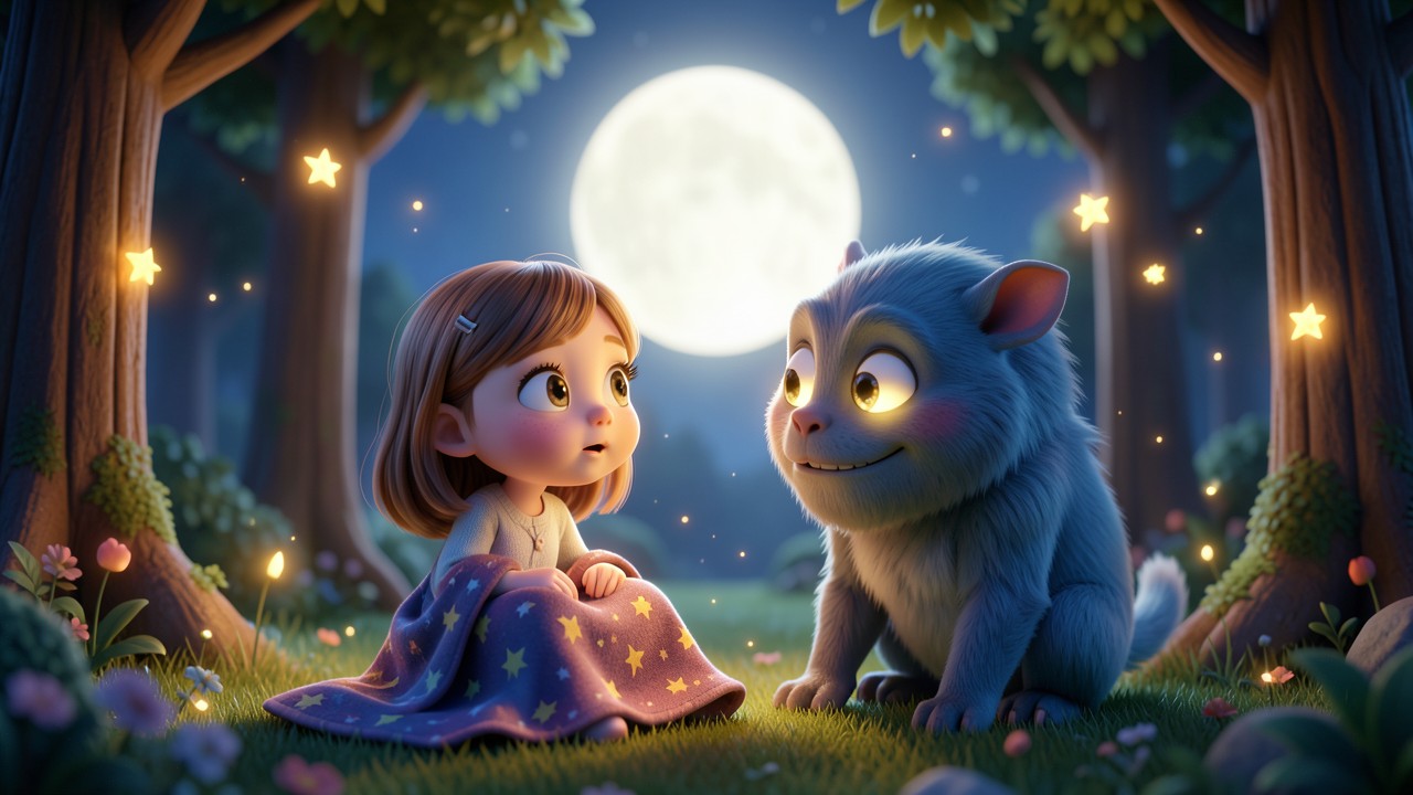 Historinhas pra Dormir: A Menina e o Monstro da Lua