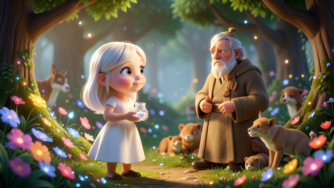 Cuento de Blancanieves para niños: La princesa y los siete regalos