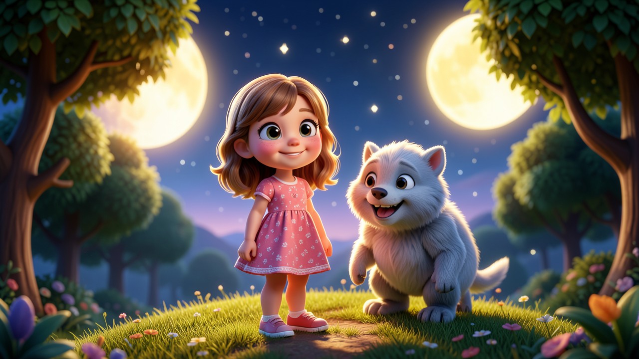 Historias para dormir criancas: A Menina e o Monstro das Luas