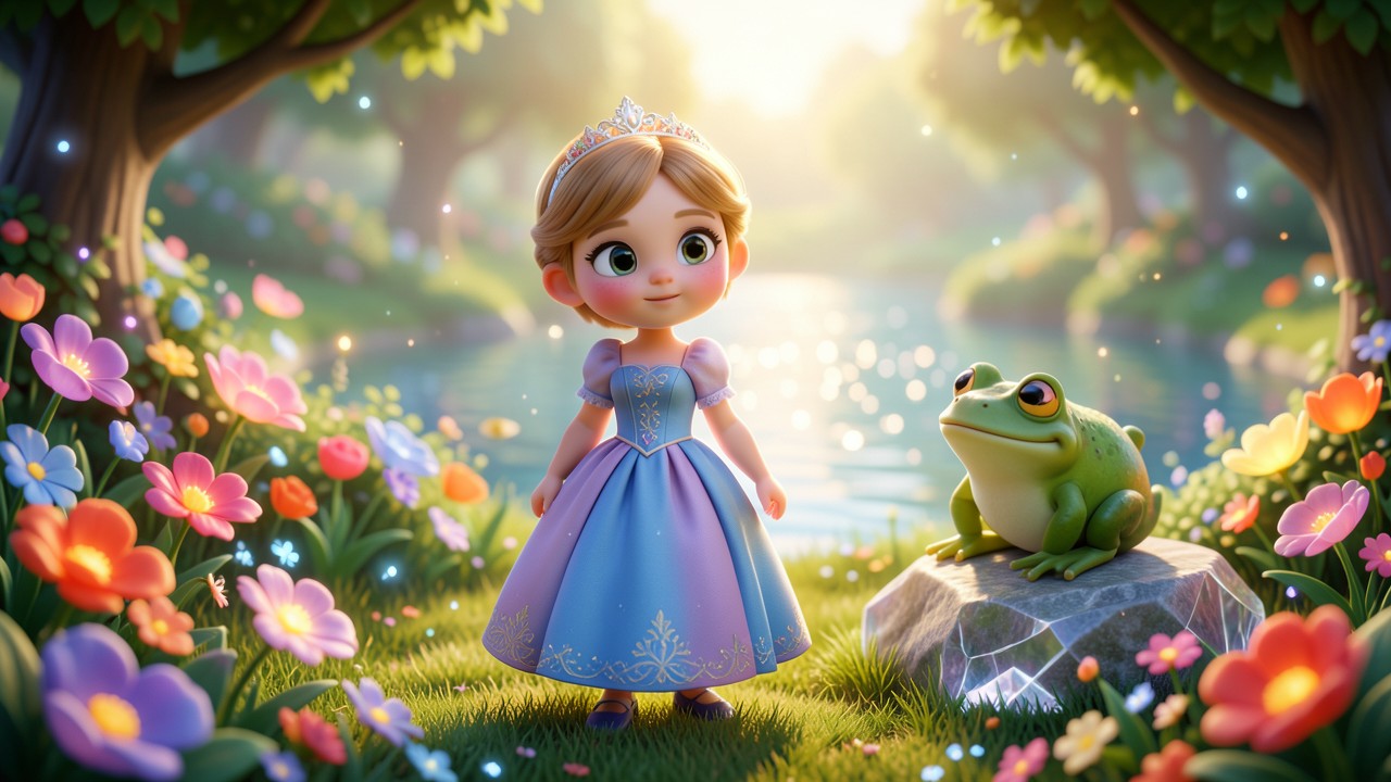 História da Princesa e o Segredo do Jardim Encantado