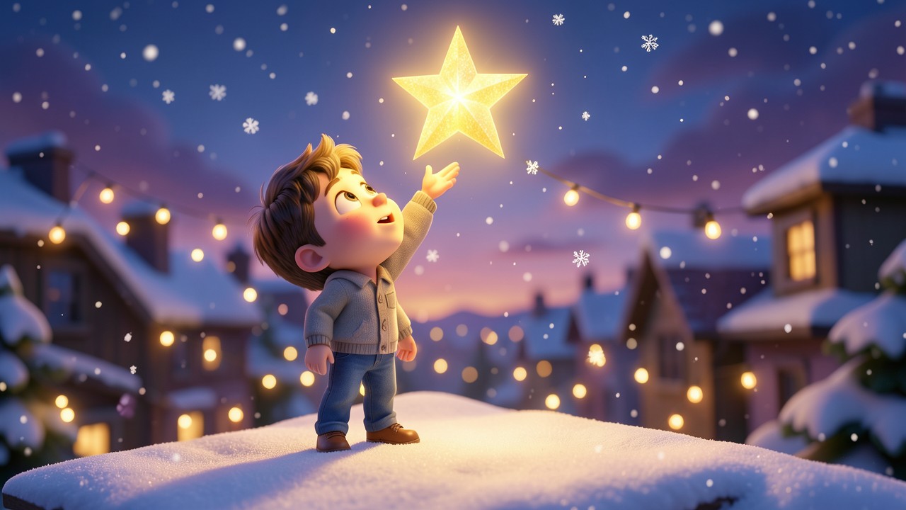 Kurze Weihnachtsgeschichte zum Nachdenken: Der Stern auf dem Dach