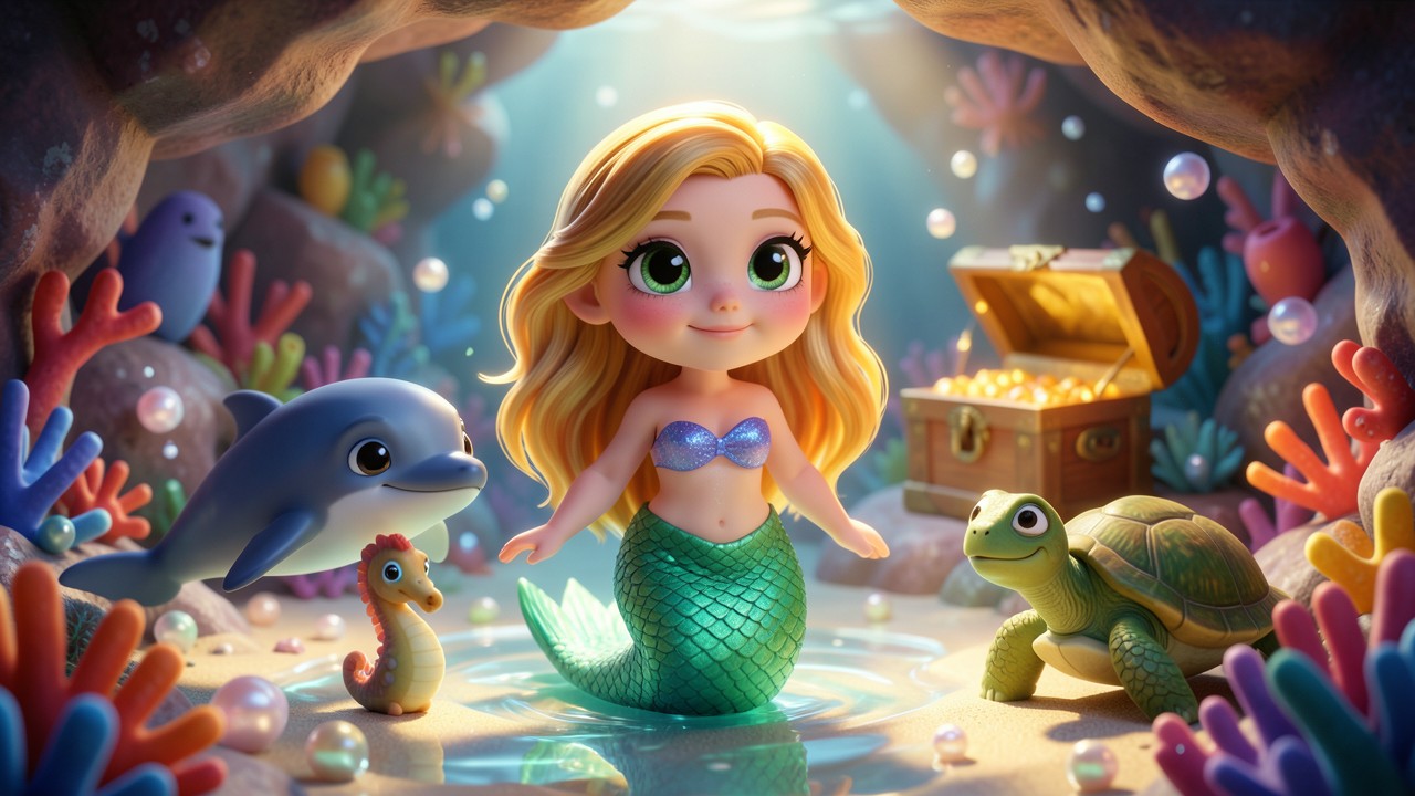 Conte pour enfant : La Petite Sirène et le Secret des Mers