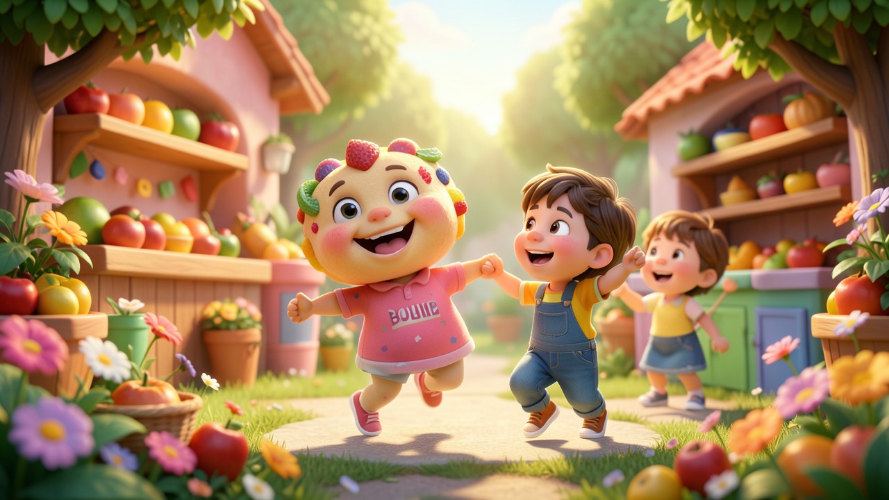 Histórias Engraçadas Infantil: O Bolo de Frutas que Riu