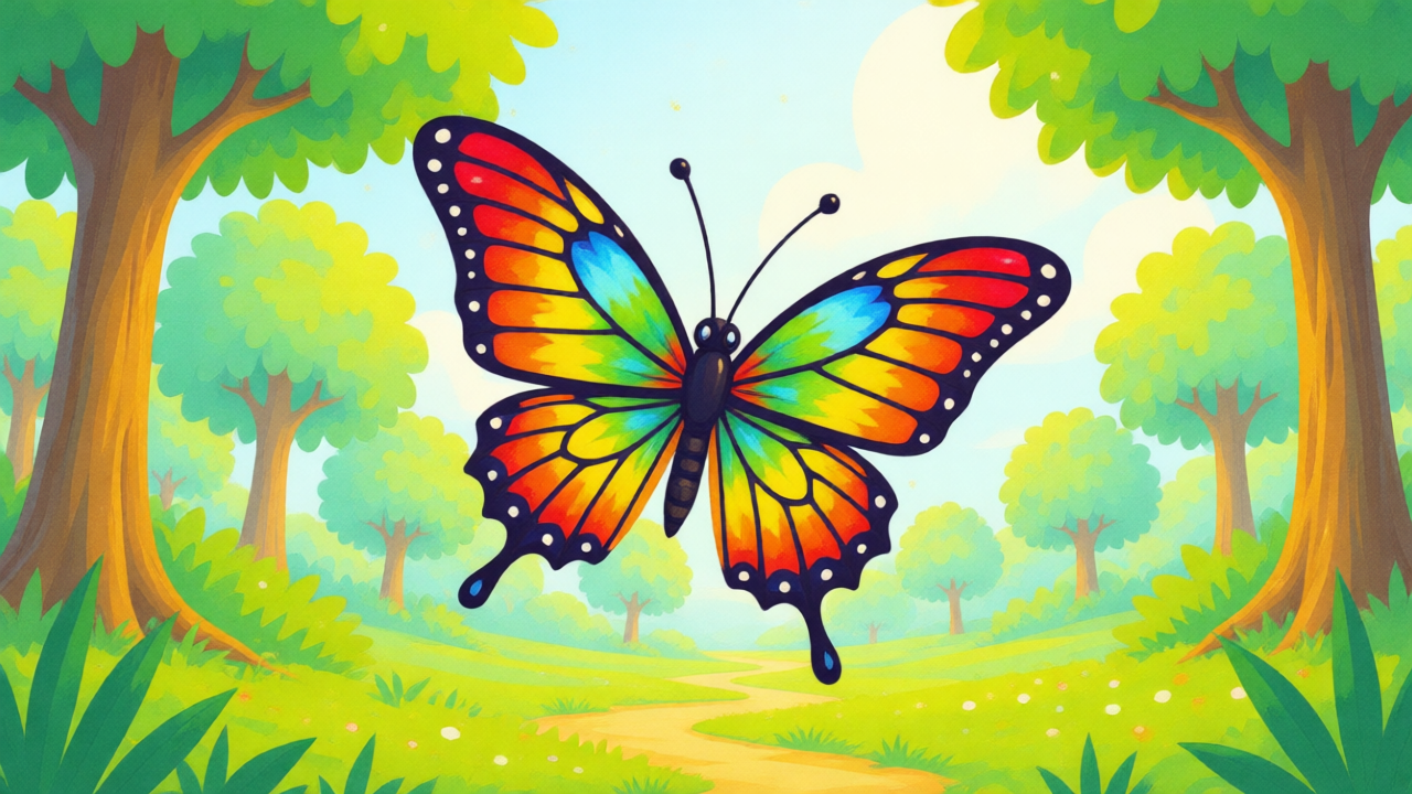 El gran y maravilloso paseo de Lila la mariposa