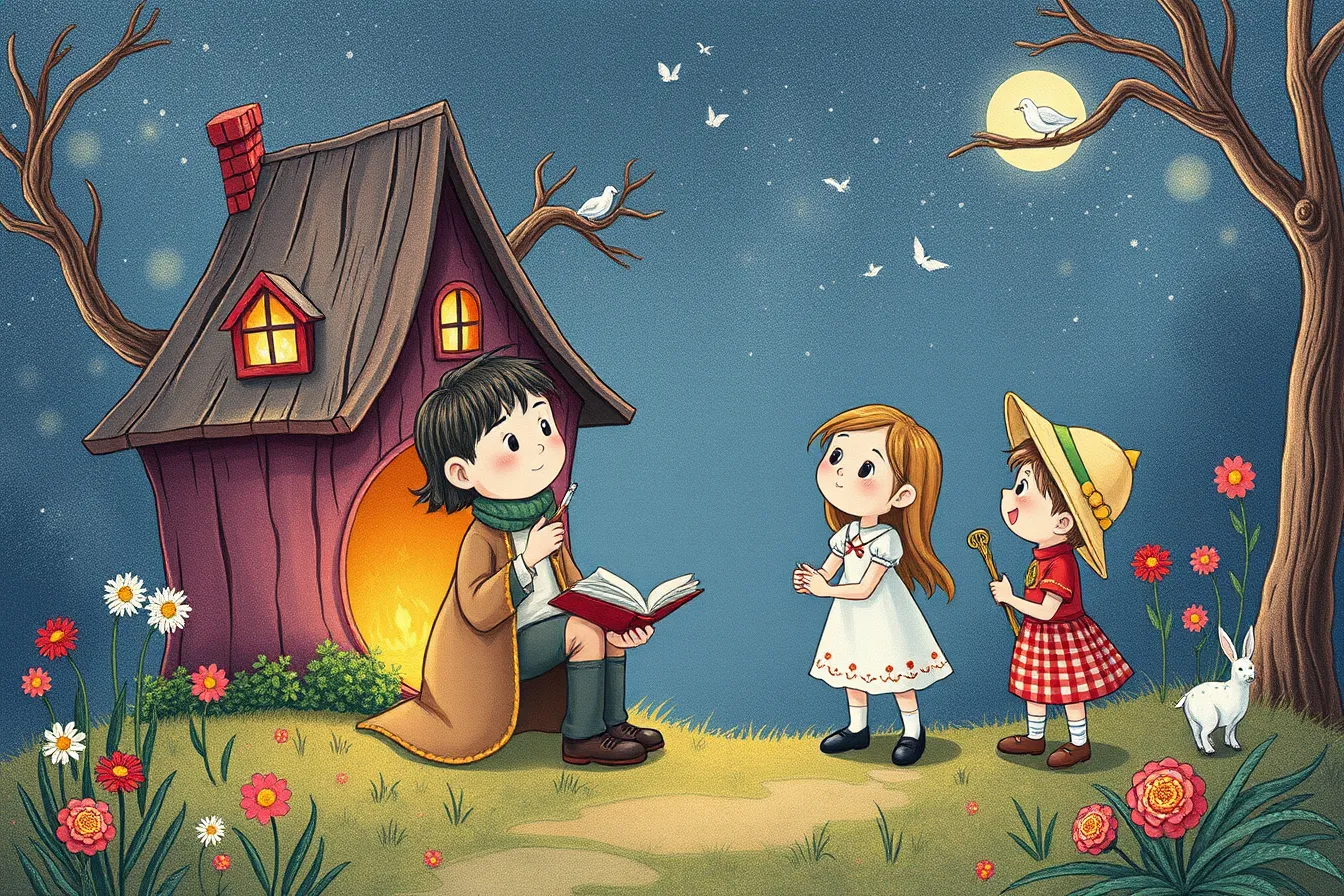 El Encuentro Mágico en el Bosque Antiguo