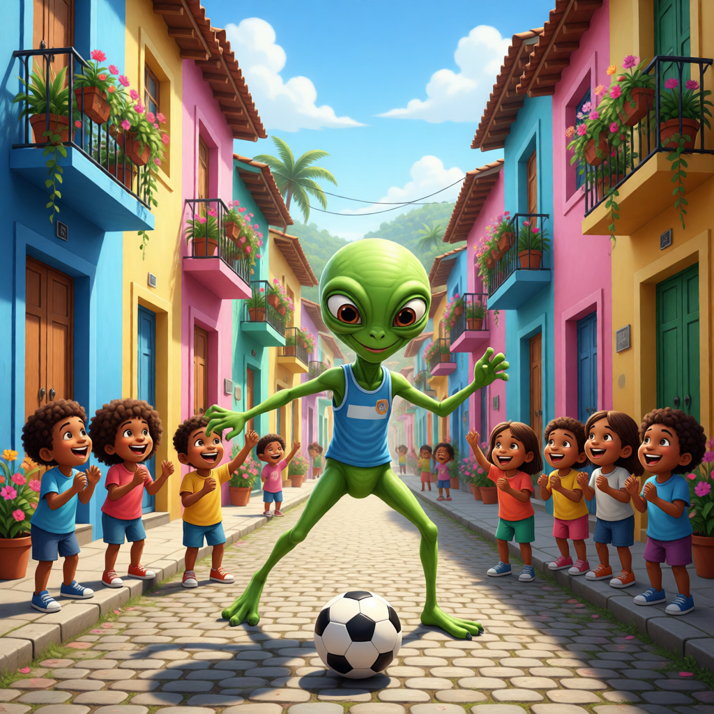 Zog y el Balón de las Estrellas: El Mundial del Visitante Verde - ilustración 1