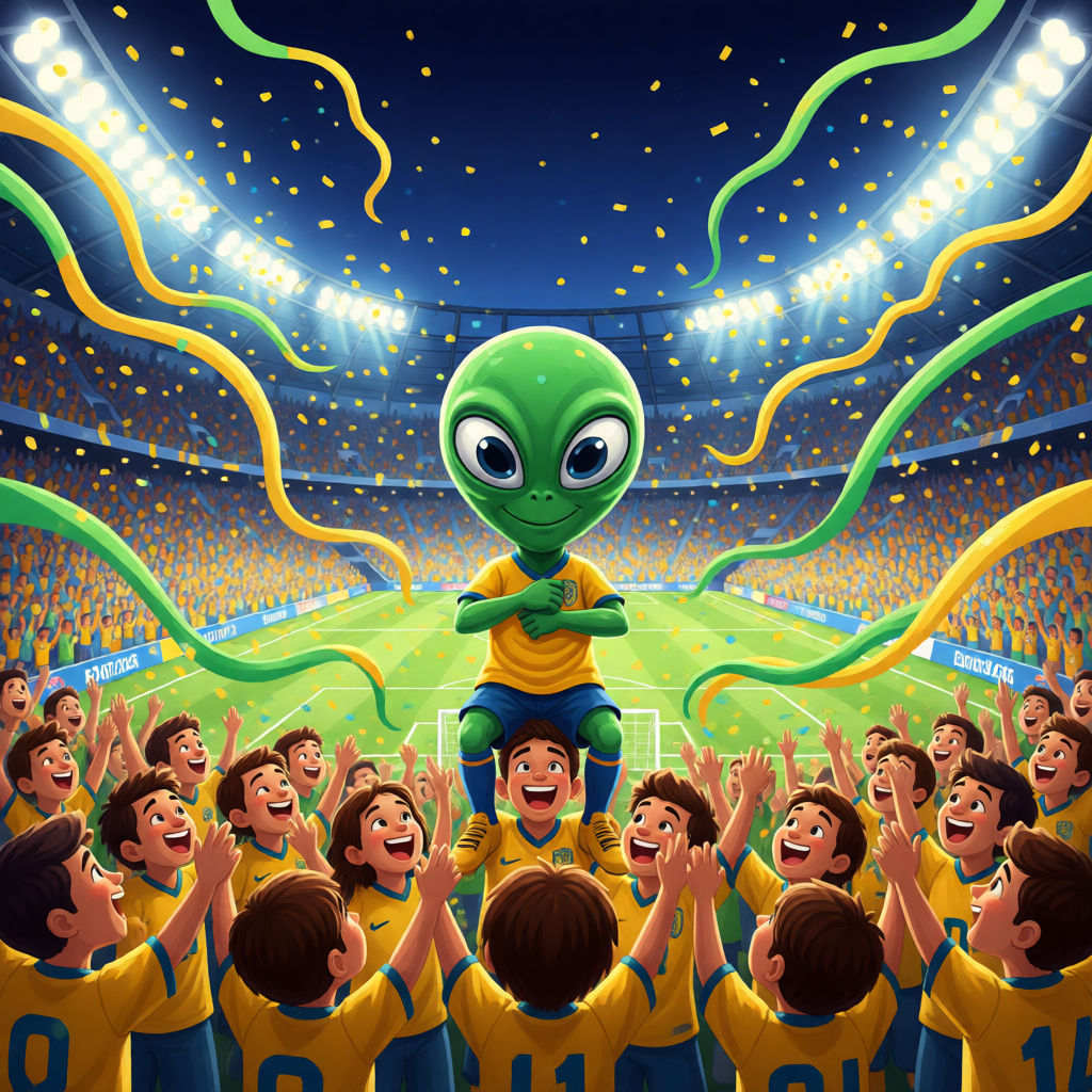 Zog y el Balón de las Estrellas: El Mundial del Visitante Verde - ilustración 2