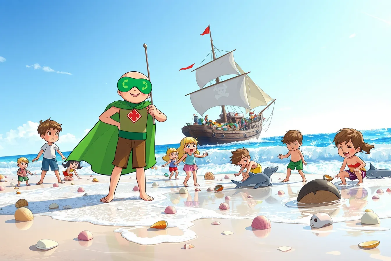El Capitán Limpieza y la Aventura de los Piratas Contaminadores