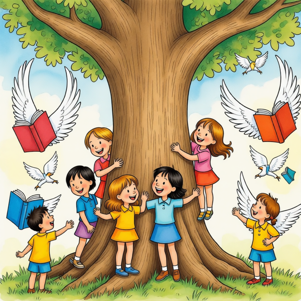 Berta y el Árbol de los Libros Cantores - ilustración 1