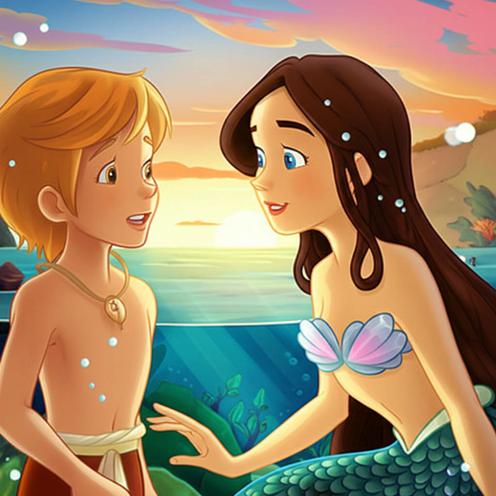 El Secreto Brillante de Andrés y Kiara: Un Beso Bajo las Olas