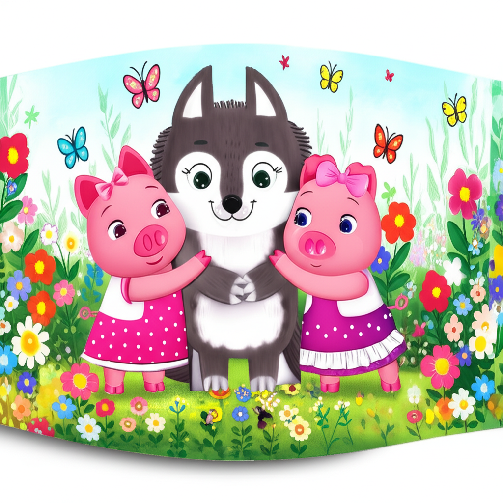 Las Chanchitas Valientes y el Lobo Sensible