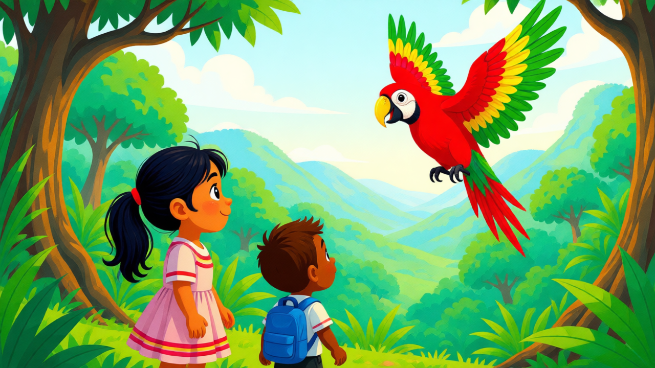 La Gran Aventura de los Tres Hermanos y el Río Cantarín
