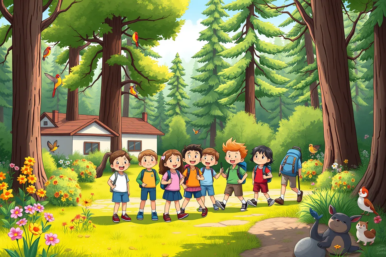 Una Aventura de Amigos en el Bosque