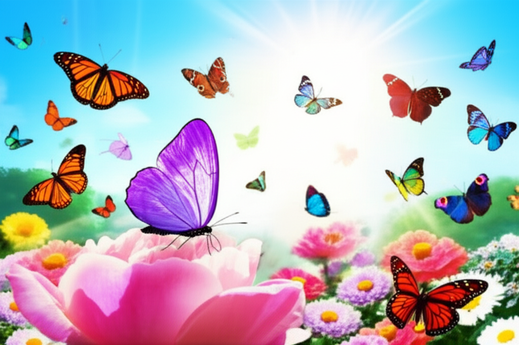 La Mariposa Lila que No Sabía Volar