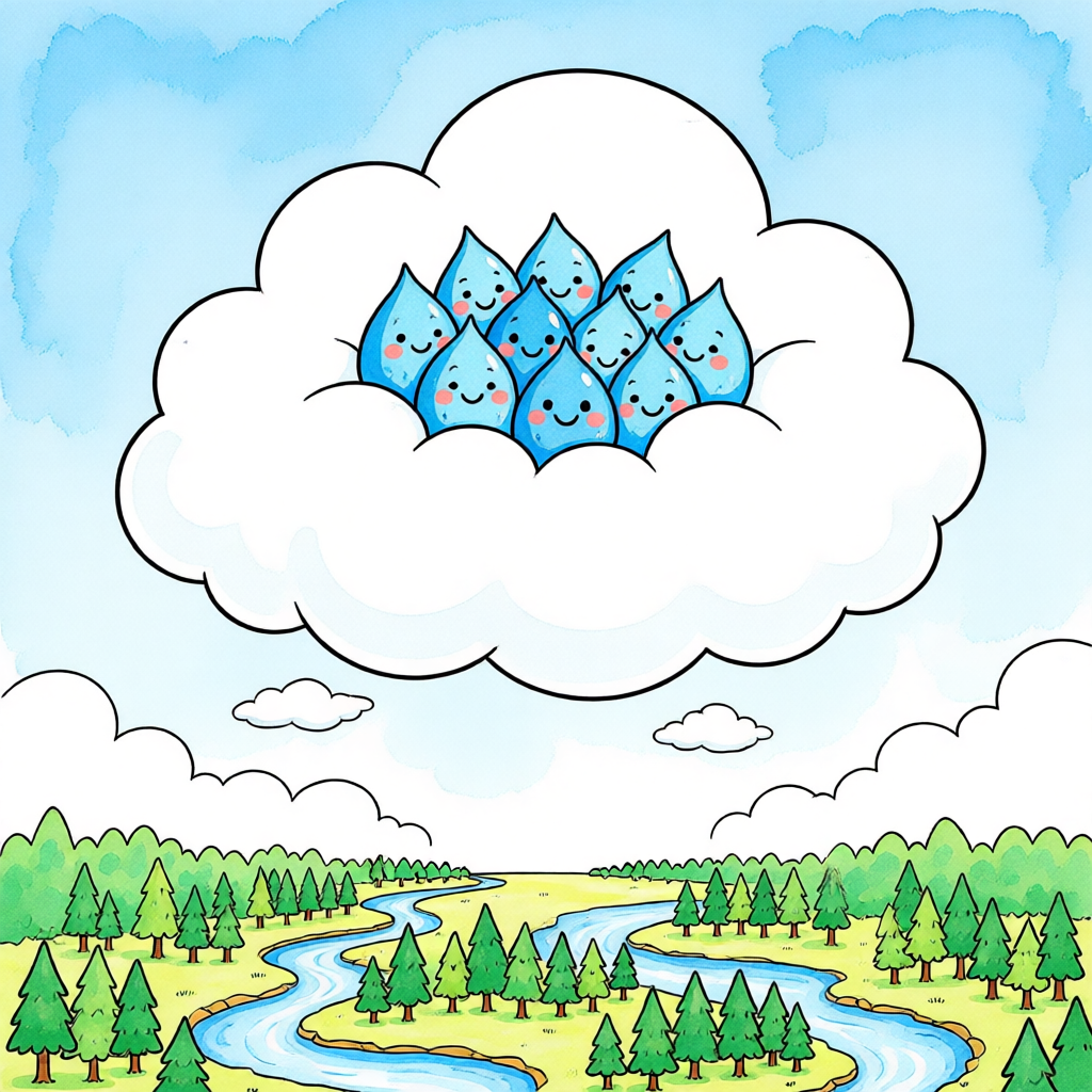La Increíble Transformación de Gotita - ilustración 1