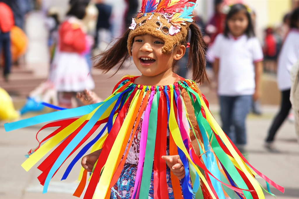 ¡El Corazón del Carnaval: La Aventura de Valentina en Cajamarca!