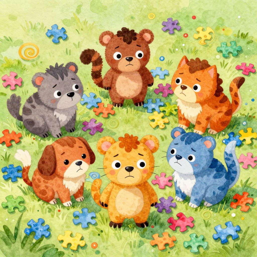 The Puzzle Friends - illustration 1