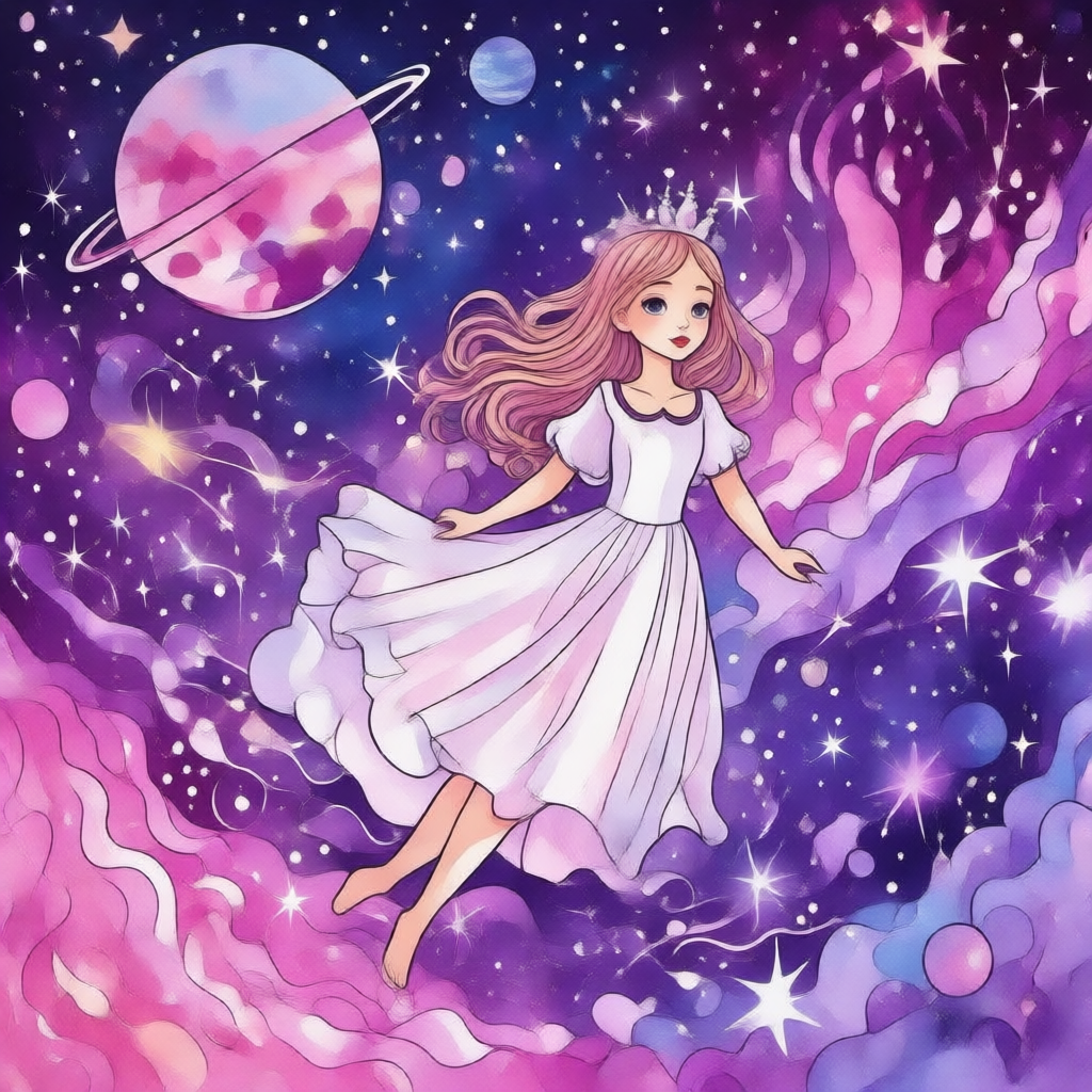 El Vuelo Estelar de Isabella y el Unicornio de Luz - ilustración 1