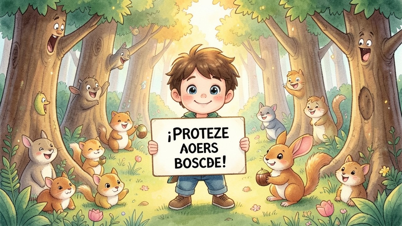El Pequeño Guardián del Bosque Mágico