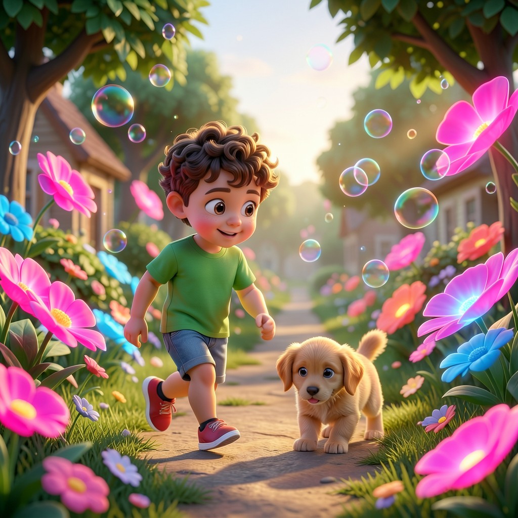 Oscar y el Perrito de las Palabras Mágicas - ilustración 1