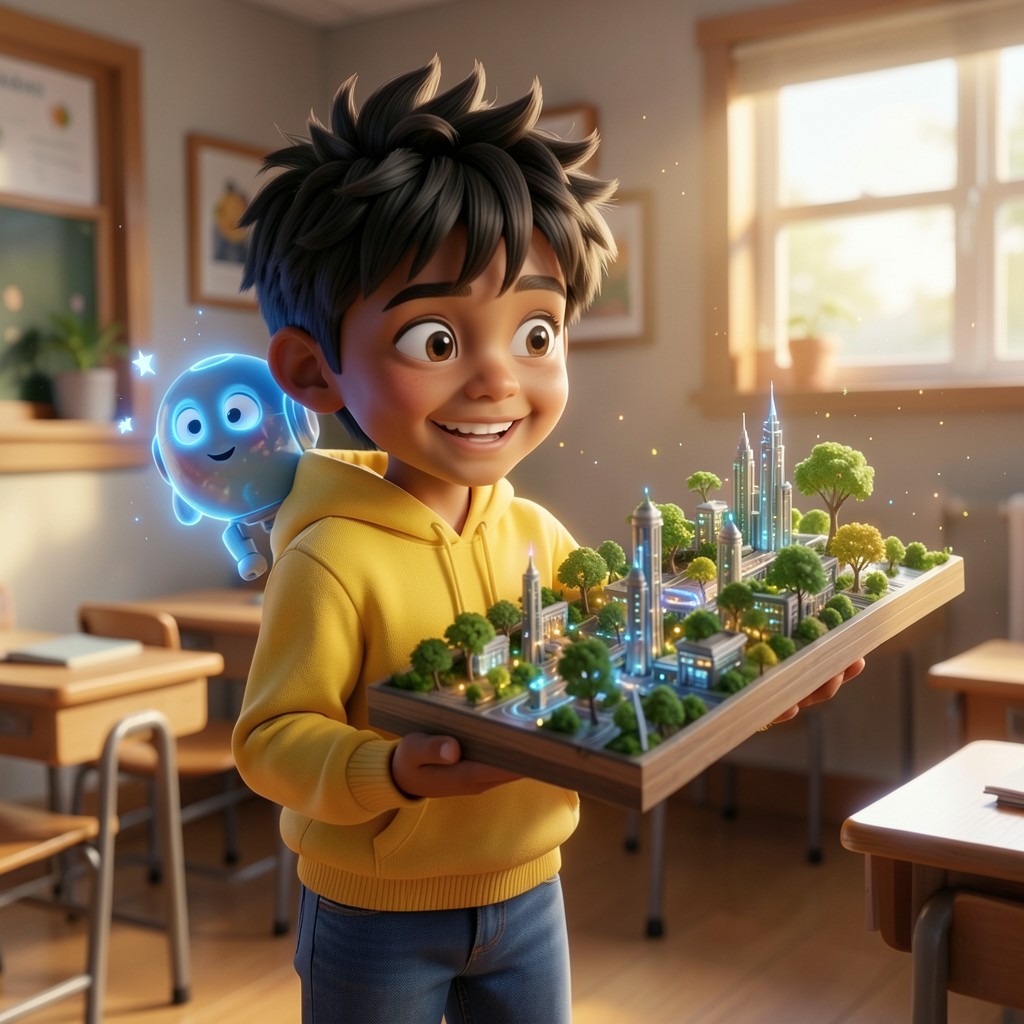 Mateo y la Chispa de la Sabiduría: El Secreto de Aura - ilustración 2