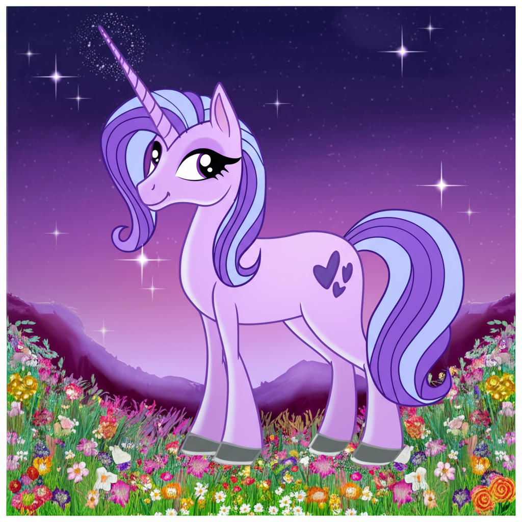 El Unicornio Violeta y el Jardín Secreto de las Estrellas