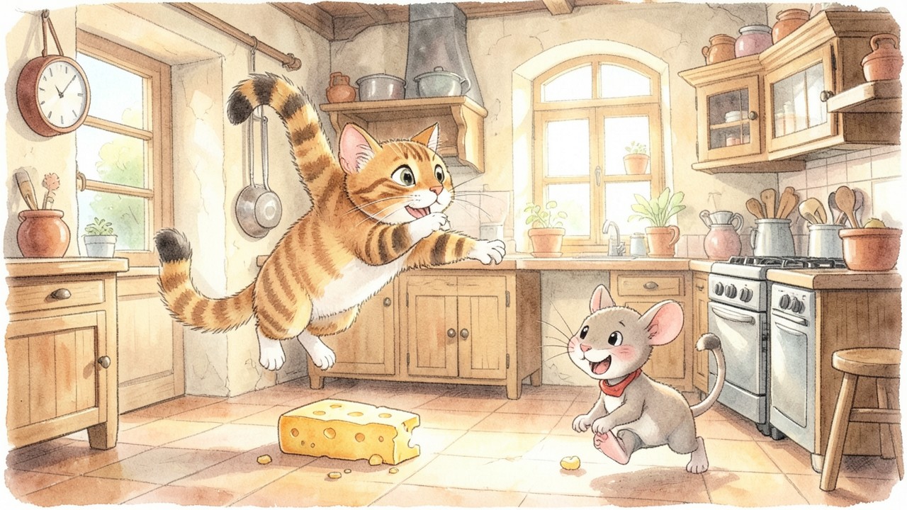El Gato y el Ratón y el Queso