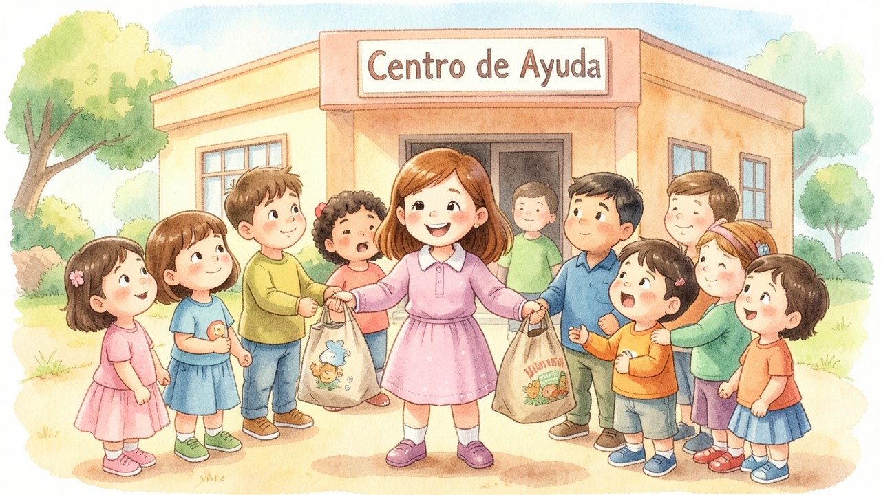 La niña que quería ayudar a todos