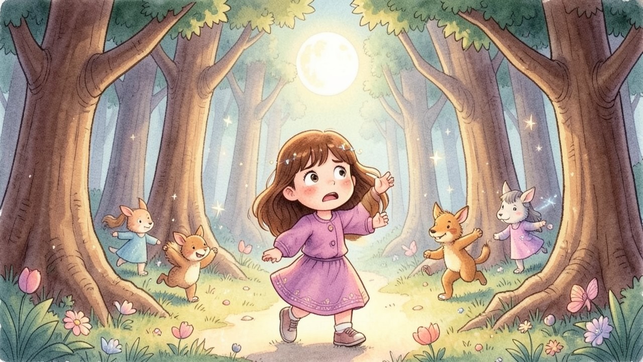 La Niña Perdida en el Bosque Encantado