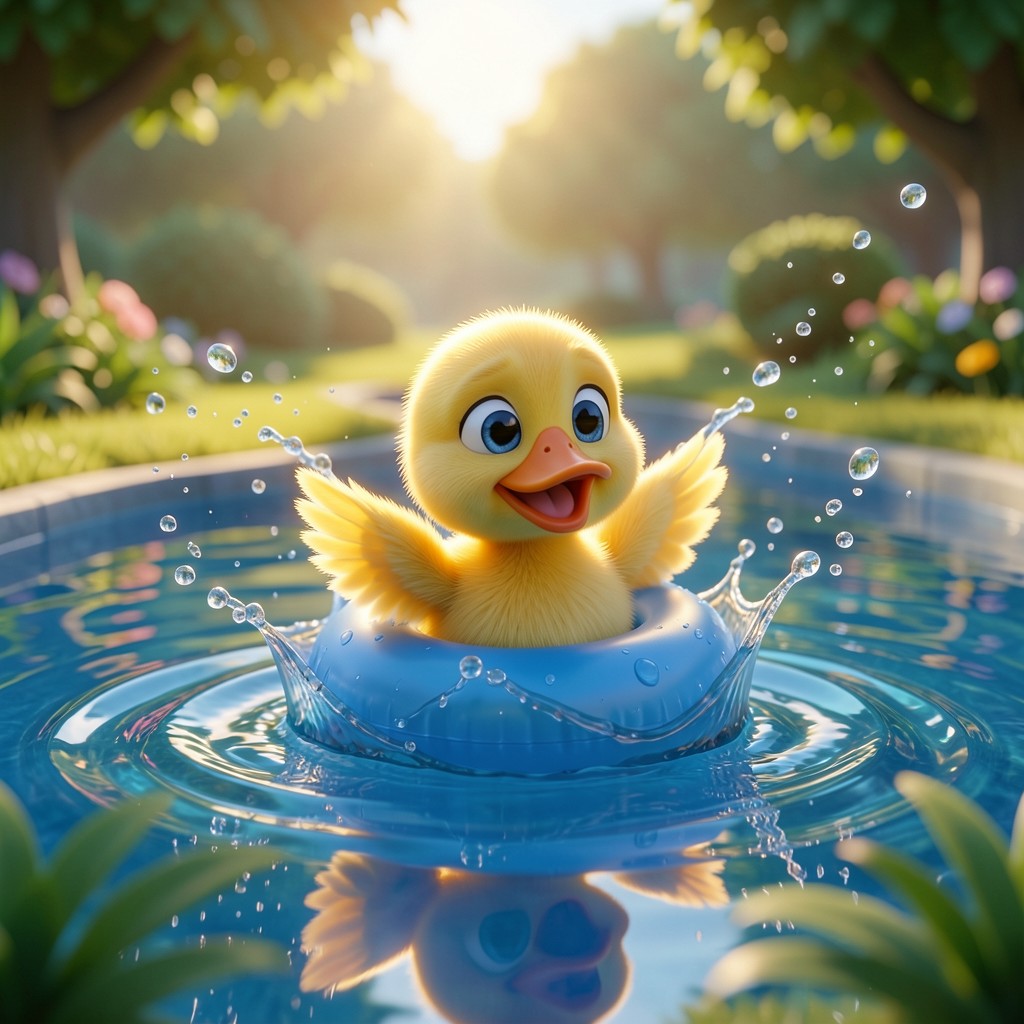 Pipo el patito y el agua - ilustración 2