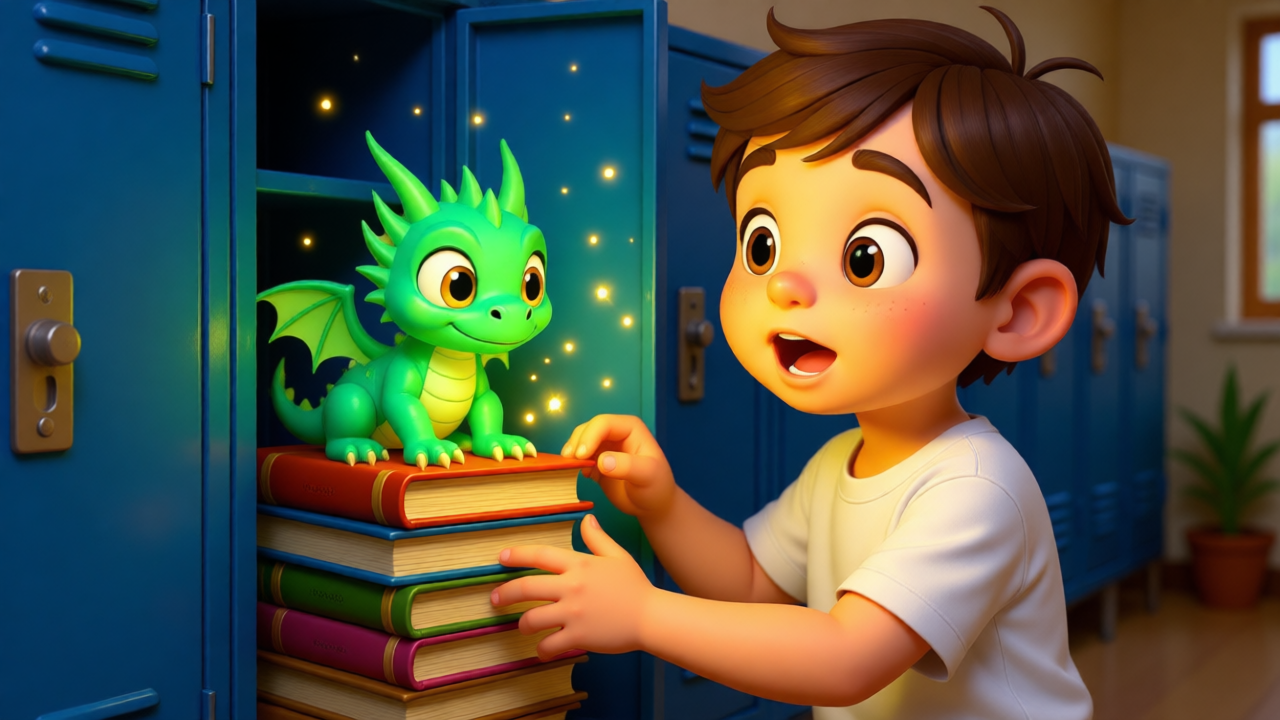 El Secreto del Casillero 42: Un Dragón en la Escuela
