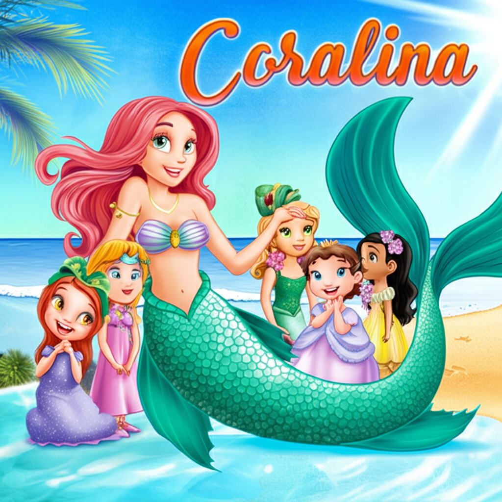 El Secreto Escondido de Coralina: La Sirena y el Tesoro Pirata