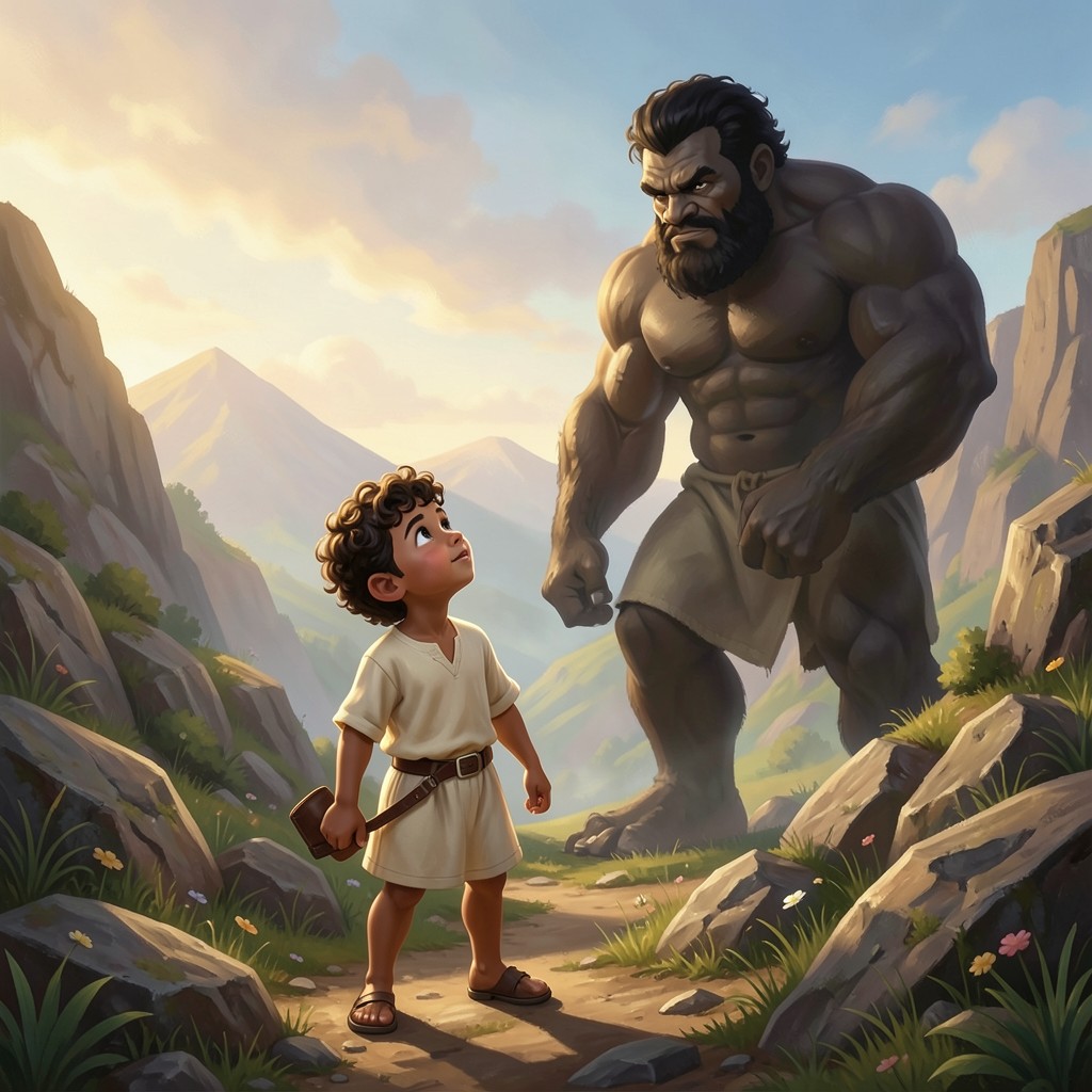 David y el Gigante Goliat - ilustración 2